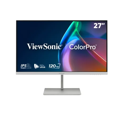 Màn Hình ViewSonic VP2766-2K-W (27 inch - IPS - 2K - 120Hz - 5ms - Trắng - Speaker - USB Type-C)